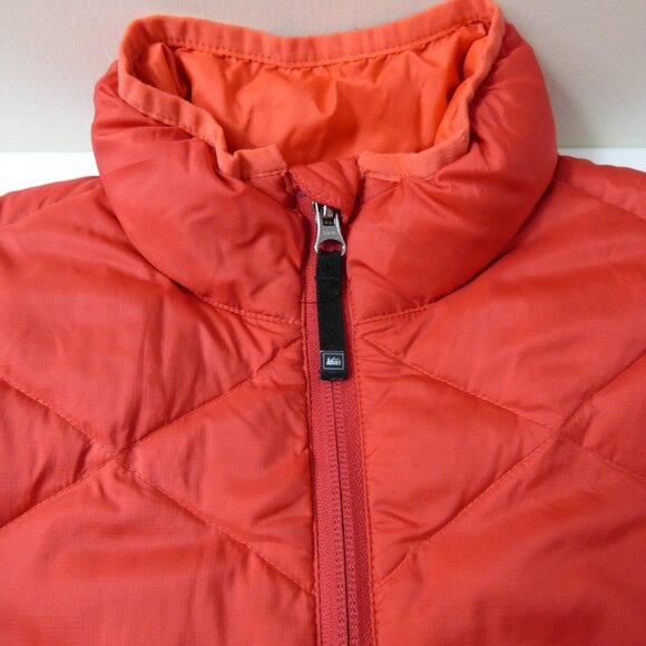 REI Kids' Red Down Jacket, Size 10-12 Years - Picture 3 of 4